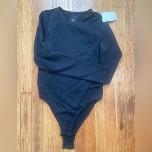 a new day Black Long Sleeve Bodysuit